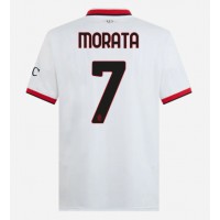 AC Milan Alvaro Morata #7 Replika Bortatröja 2024-25 Kortärmad